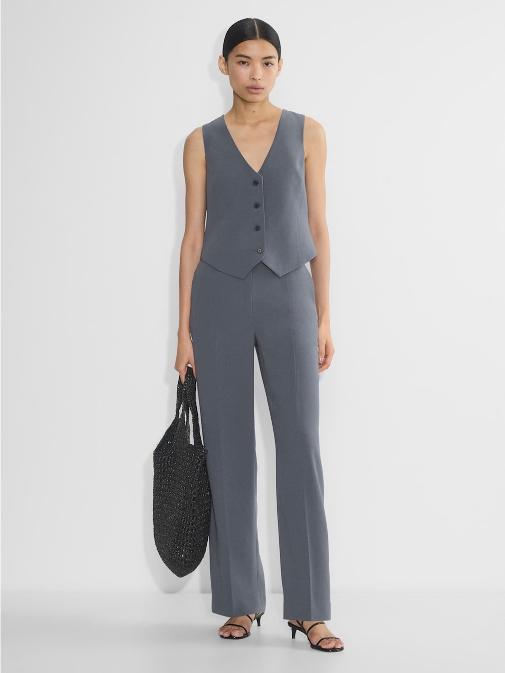 Aritzia Babaton Agency Pants Vintage Navy Size 0 SOLD OUT ONLINE